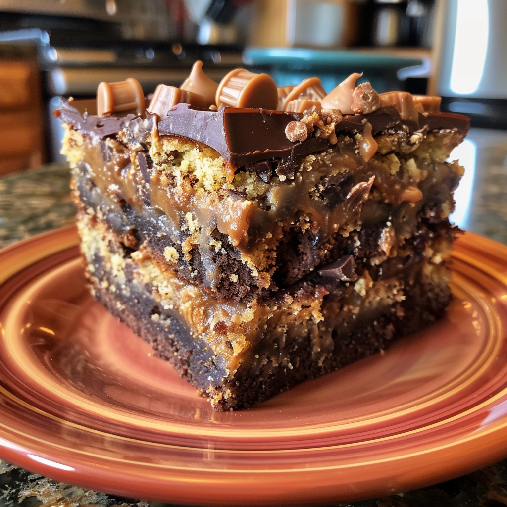 Peanut Butter Cup Dump Cake
