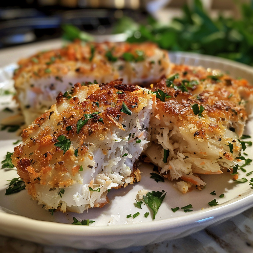 Gluten Free Gefilte Fish – A Flavorful, Grain-Free Twist 6 Homemade gluten free gefilte fish patties on a serving platter with fresh herbs