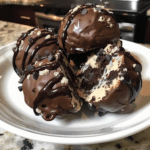 Chocolate Chip Cookie Dough Brownie Bombs