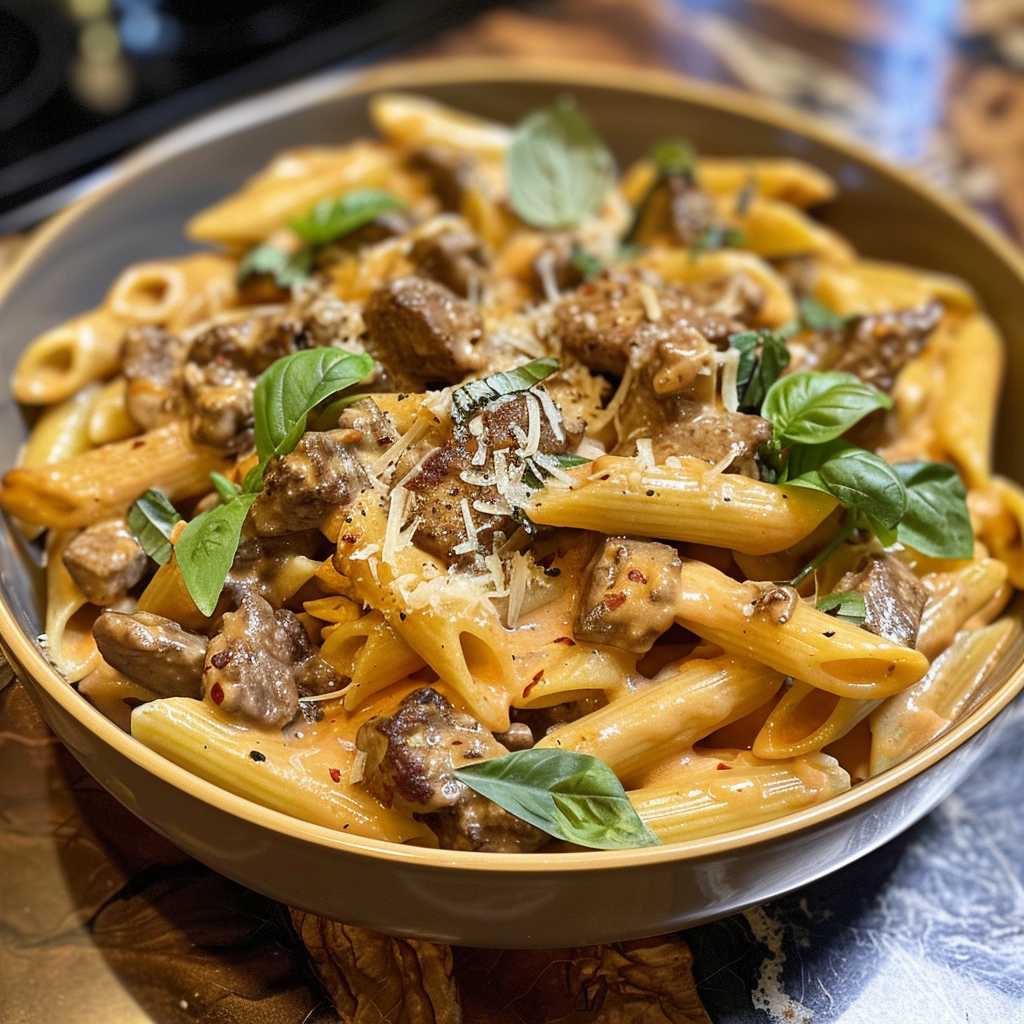 Creamy Beef Pasta Dinner