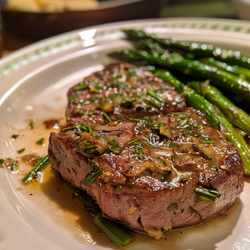 Garlic Butter Steak with Asparagus – The Ultimate Flavor Combo for Busy Weeknights 3 EEEEEEE