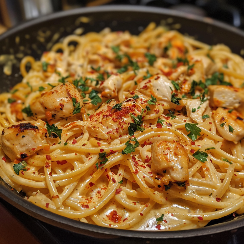 Creamy Cajun Chicken Spaghetti with Garlic Mozzarella Sauce: The Ultimate Spicy Comfort Pasta 3 Creamy Cajun Chicken Spaghetti with Garlic Mozzarella
