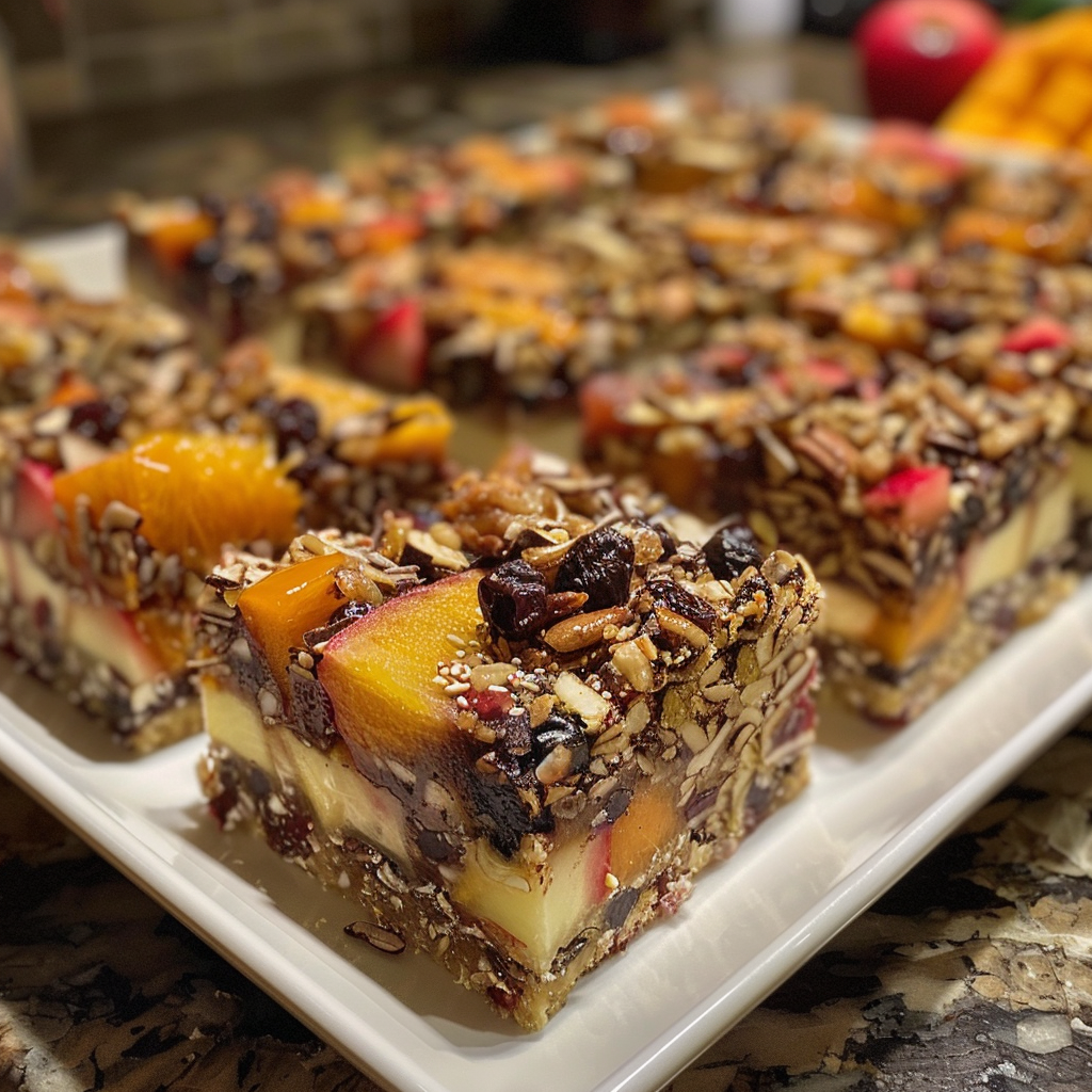 Fruit Cake 7-Layer Bars