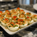 Loaded deviled eggs