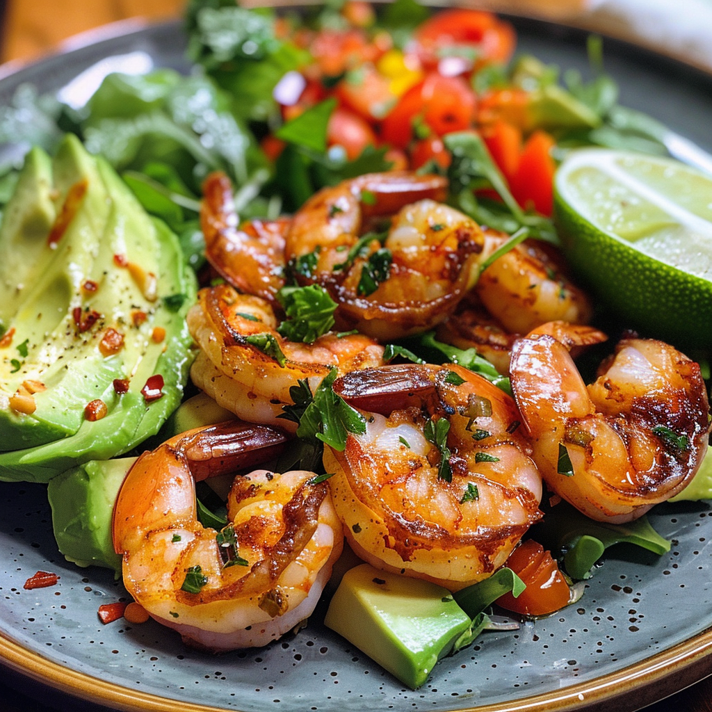 Zesty Lime Shrimp and Avocado Salad: Fresh, Flavorful & Fast 2 Zesty Lime Shrimp and Avocado Salad