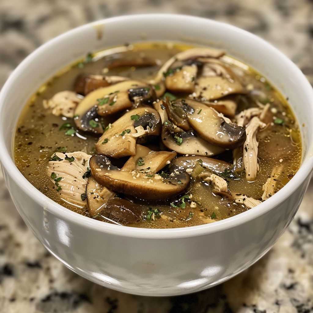 Rotisserie Chicken and Mushroom Soup – Easy, Creamy & Comforting 3 1 1