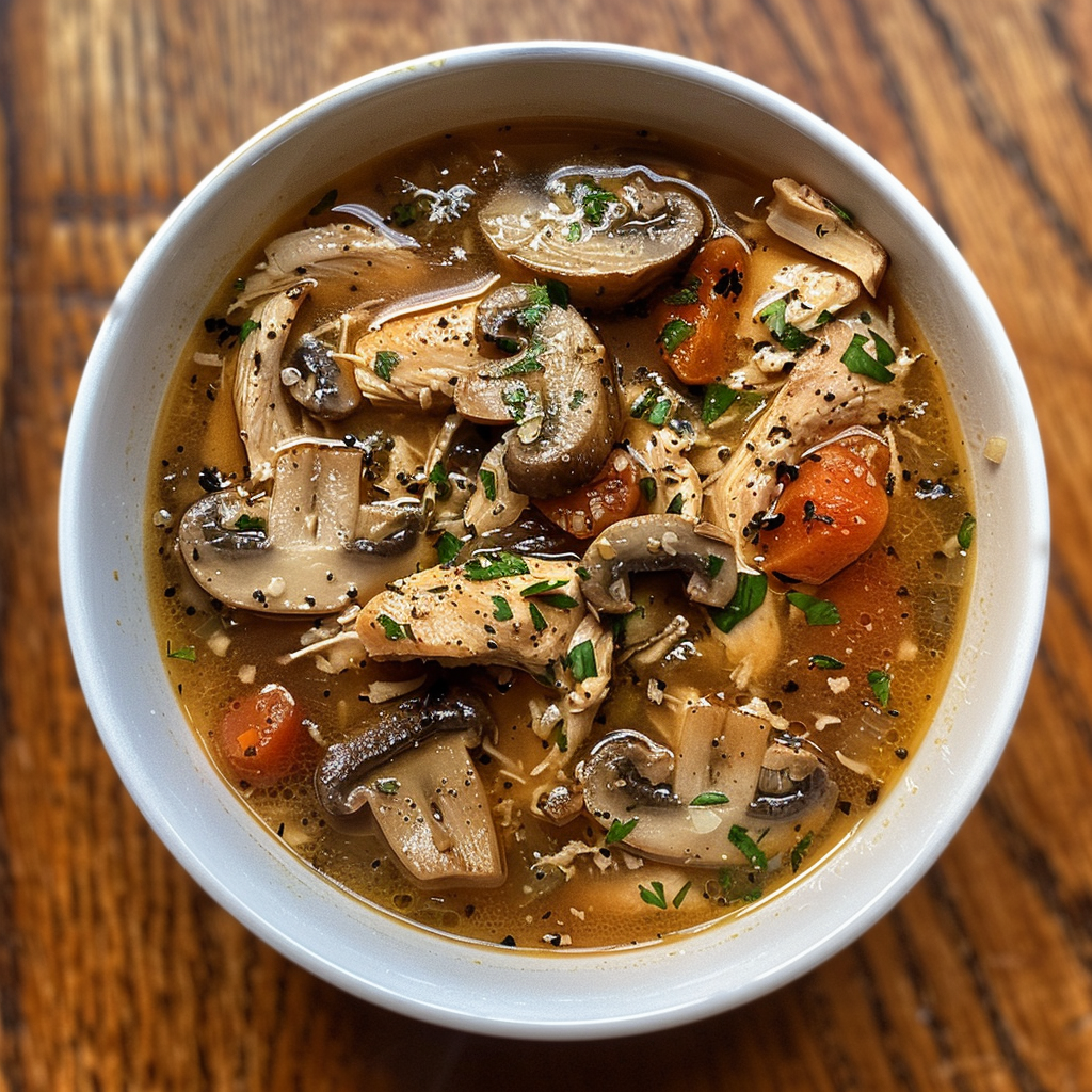 Rotisserie Chicken and Mushroom Soup – Easy, Creamy & Comforting 2 2