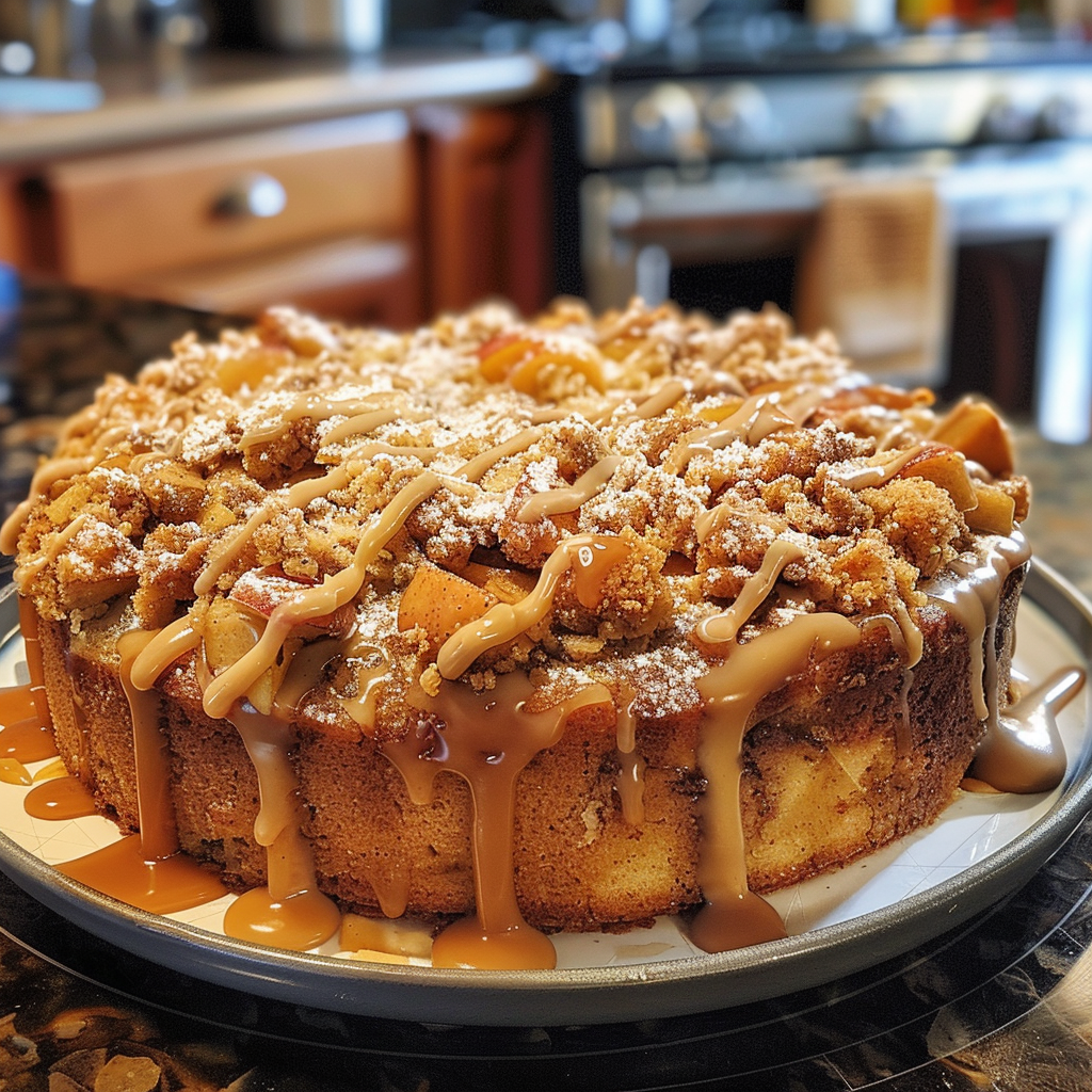 Apple Crumb Cake–Topped with Cinnamon Apple Drizzle: The Ultimate Fall Dessert 2 Apple Crumb Cake Topped with Cinnamon Apple Drizzle