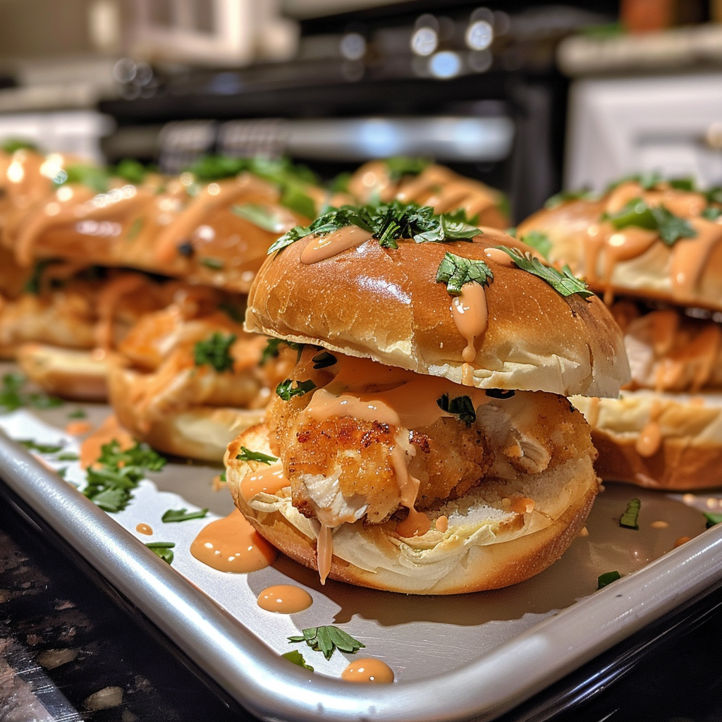 Bang Bang Chicken Sliders Recipe for Easy Weeknight Bites 2 Bang Bang Chicken Sliders Recipe 1 1