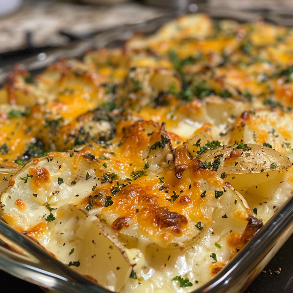 Cheesy Garlic Ranch Potato: A Comforting Classic with a Creamy Twist 2 Cheesy Garlic Ranch Potato