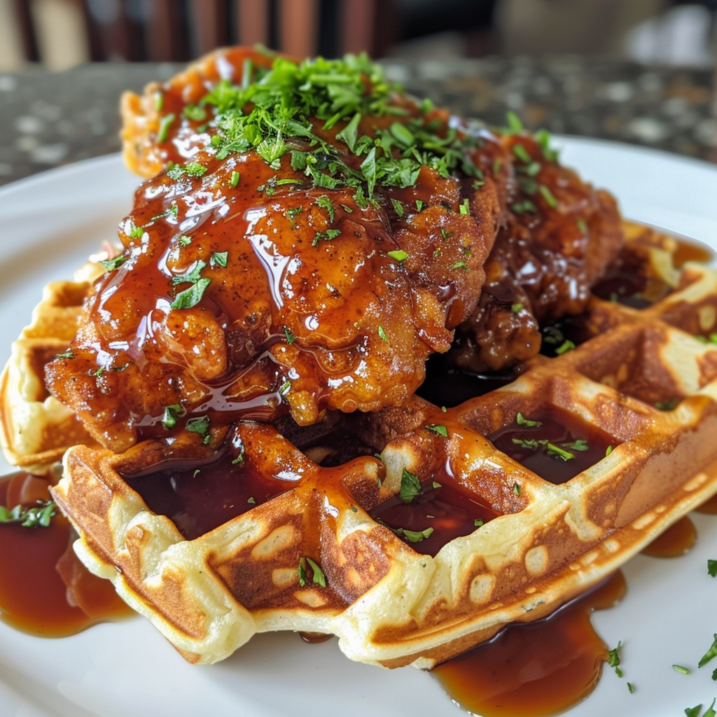 Homemade Chicken and Waffles – Classic Sweet & Savory Comfort Food 2 Chicken and Waffles Recipe