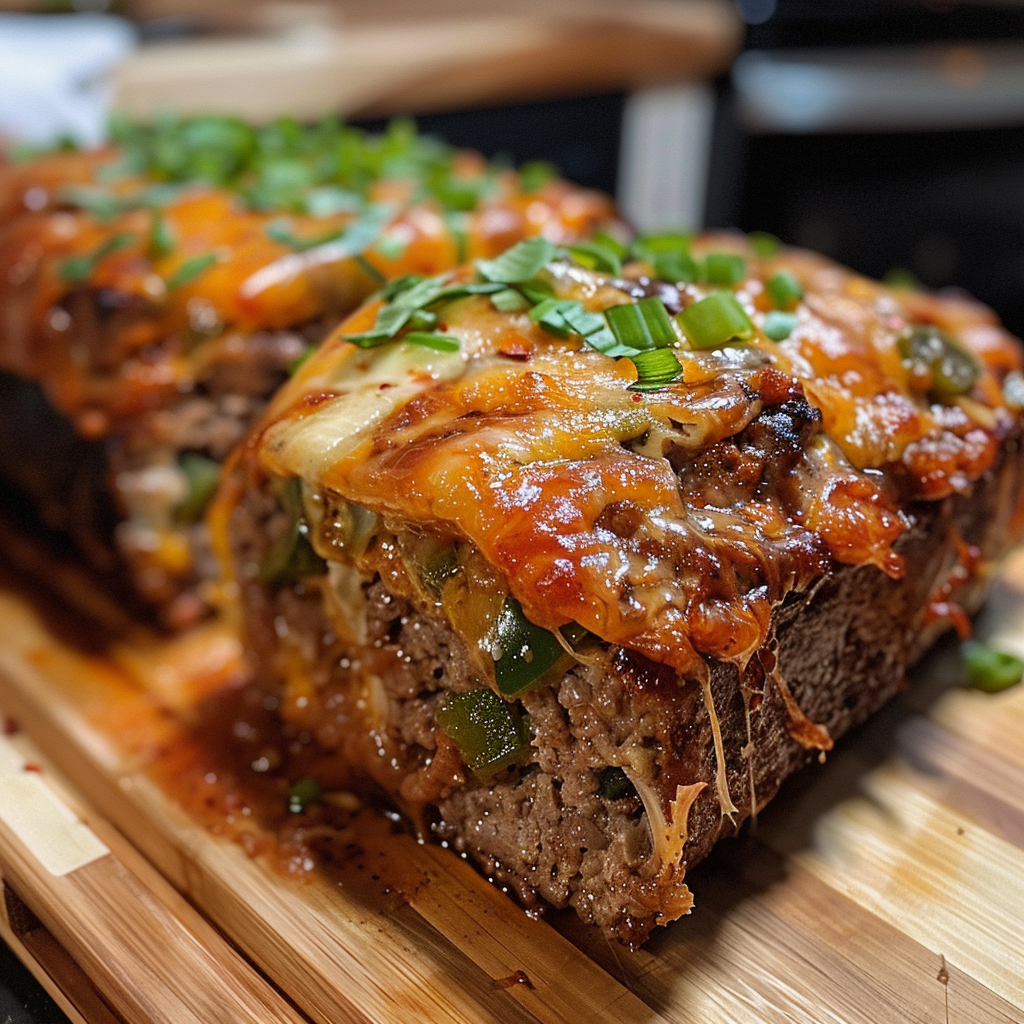 Classic Philly Cheesesteak Meatloaf: A Comfort Food Upgrade 2 Classic Philly Cheesesteak Meatloaf