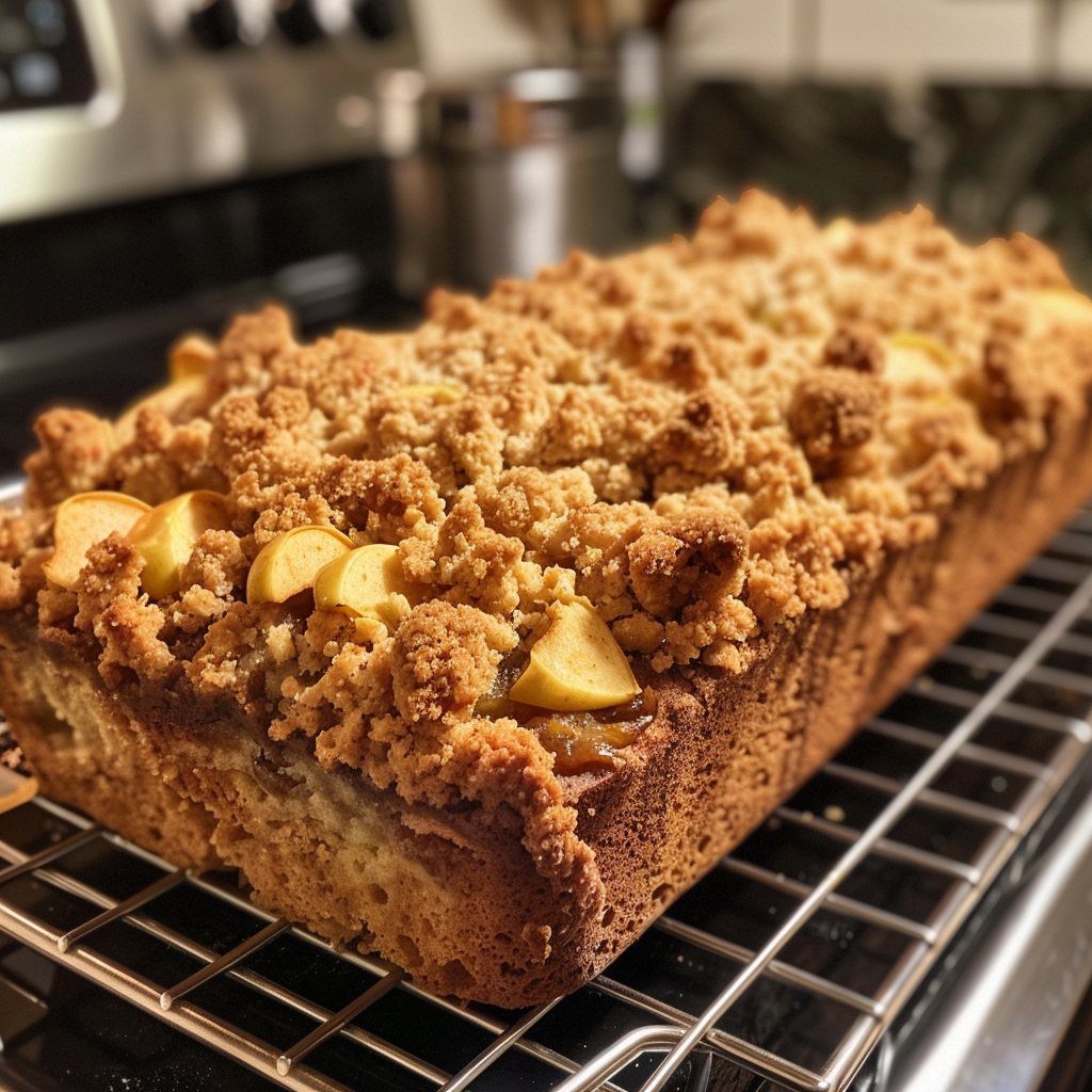Apple Crumble Loaf – A Perfect Blend of Soft and Crunchy 3 DD