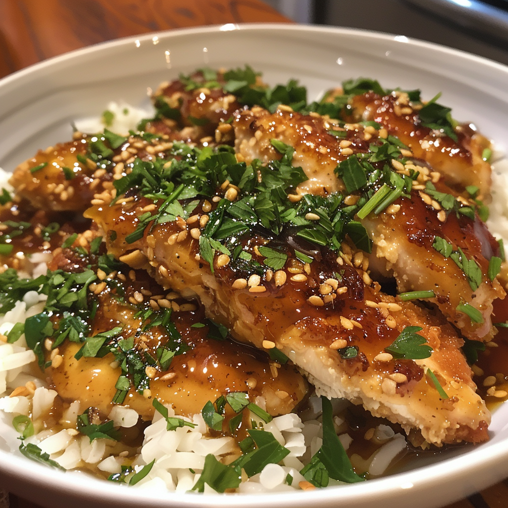 Double Crunch Honey Garlic Chicken Breasts 1