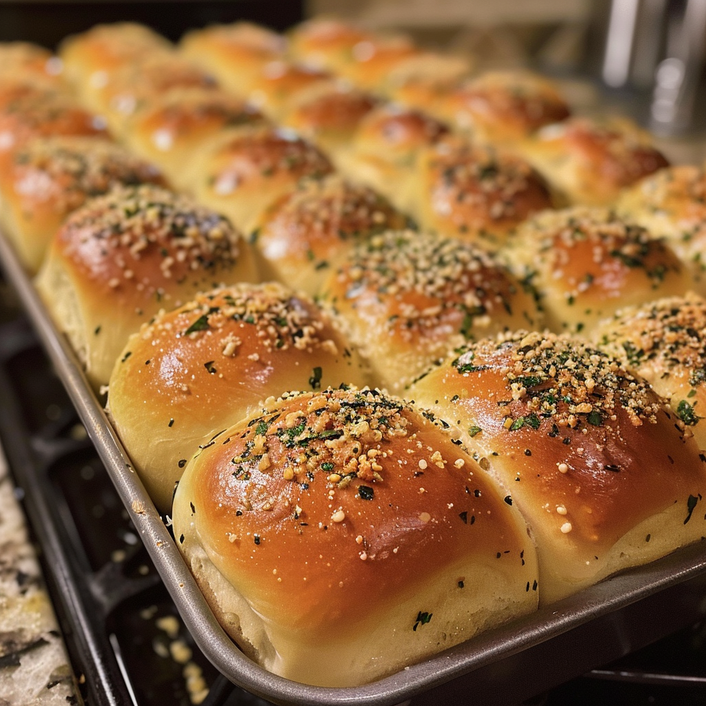 Garlic Parmesan Dinner Rolls