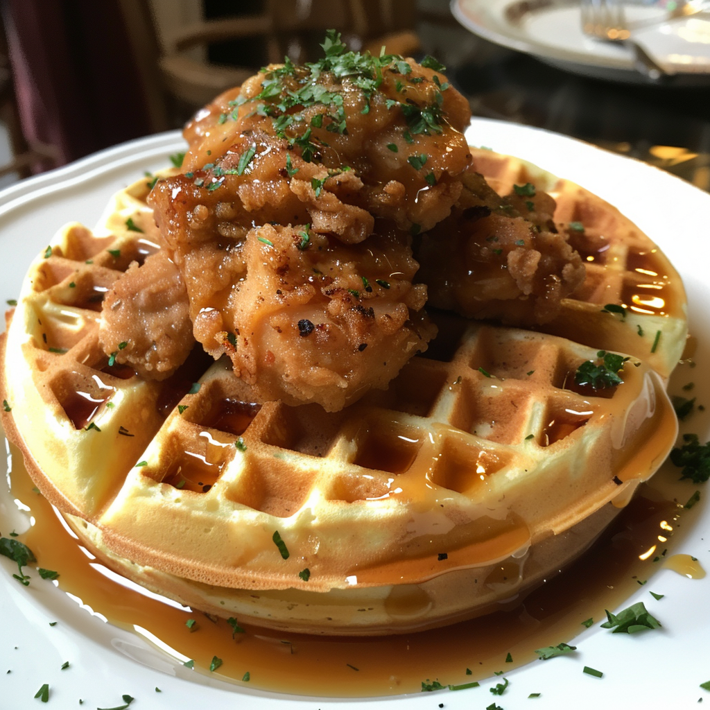 Homemade Chicken and Waffles – Classic Sweet & Savory Comfort Food 3 JKJK