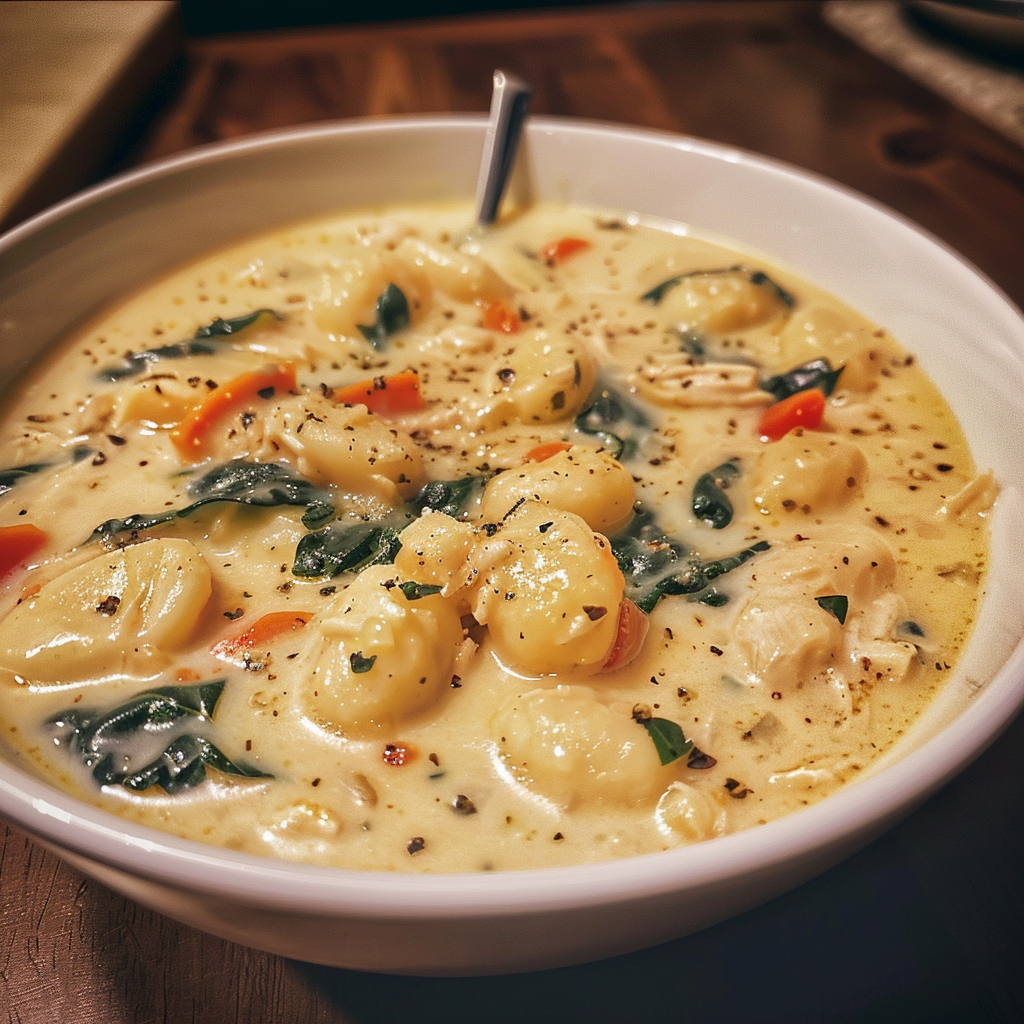 Olive Garden Chicken Gnocchi Soup