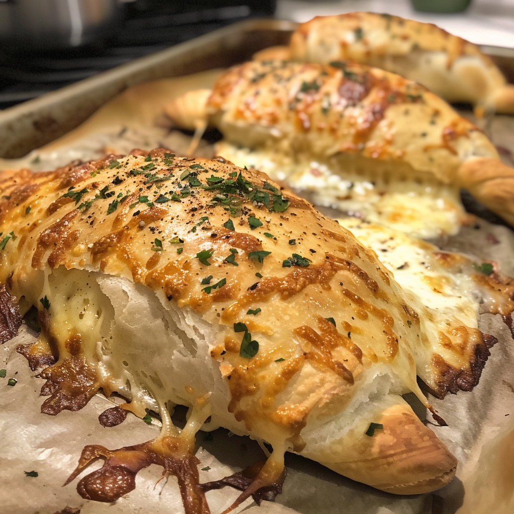 Chicken Alfredo Air Fryer Calzones Recipe – The Ultimate Comfort Food Twist 3 YYYY