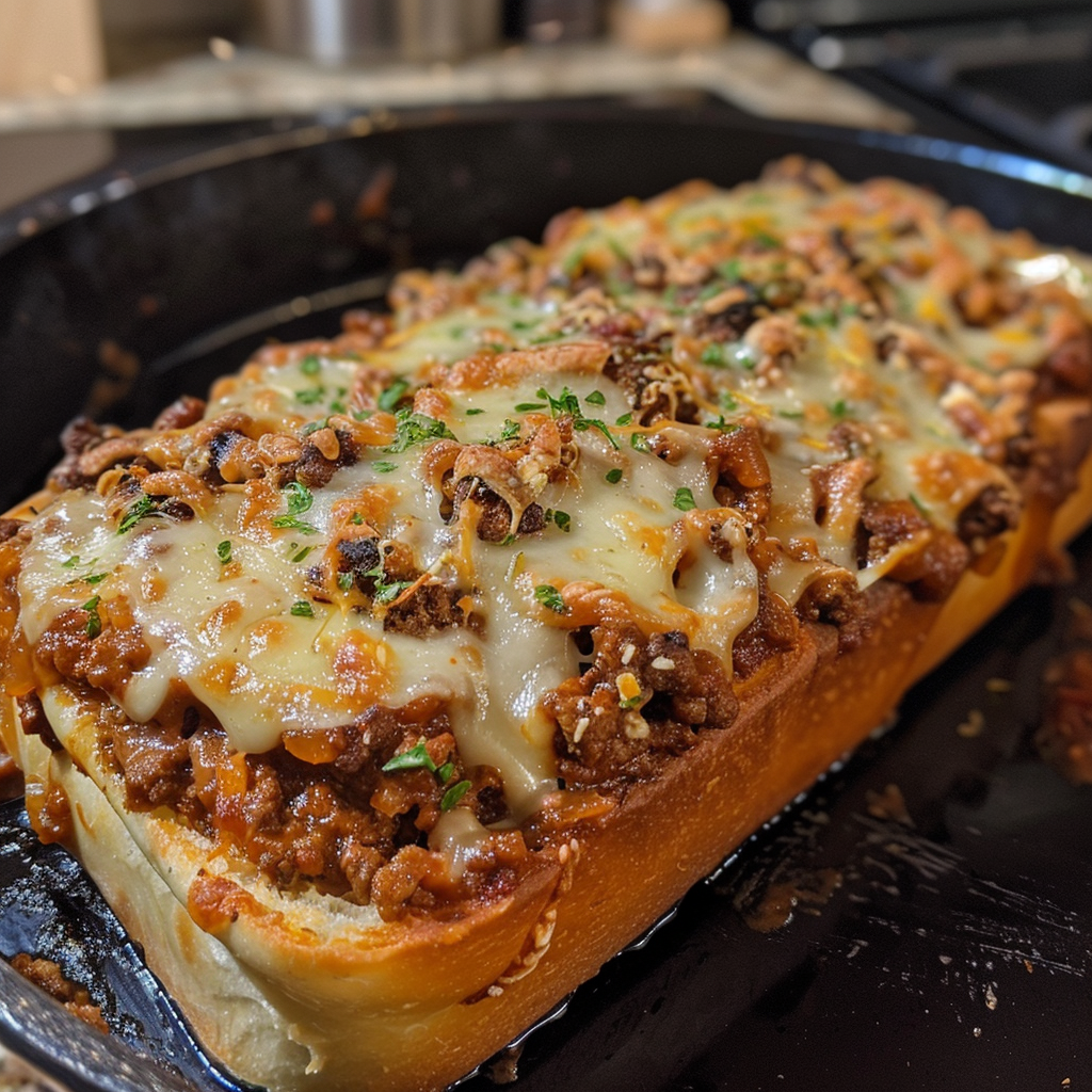 Cheesy Garlic Bread Sloppy Joe Recipe for Easy Dinners 2 aa2