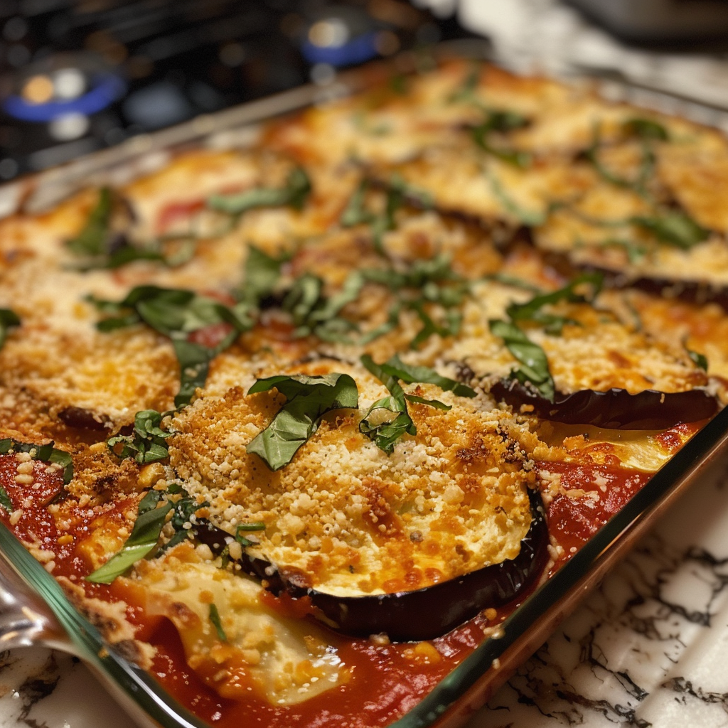 Eggplant Parmesan Recipe | High Protein Veggie Superfood 2 eggplant 3