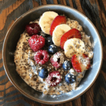 Banana Berry Overnight Oats