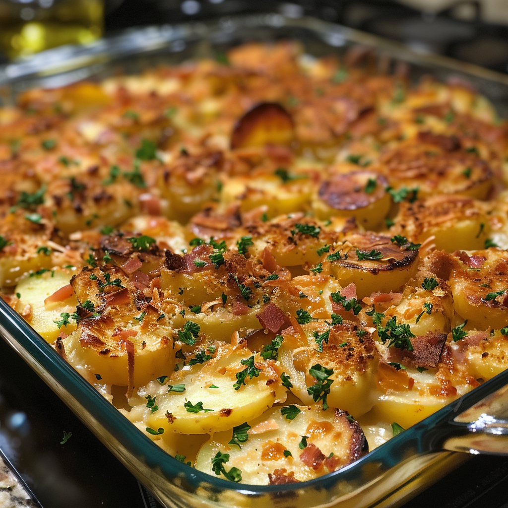 Caesar Potato Casserole