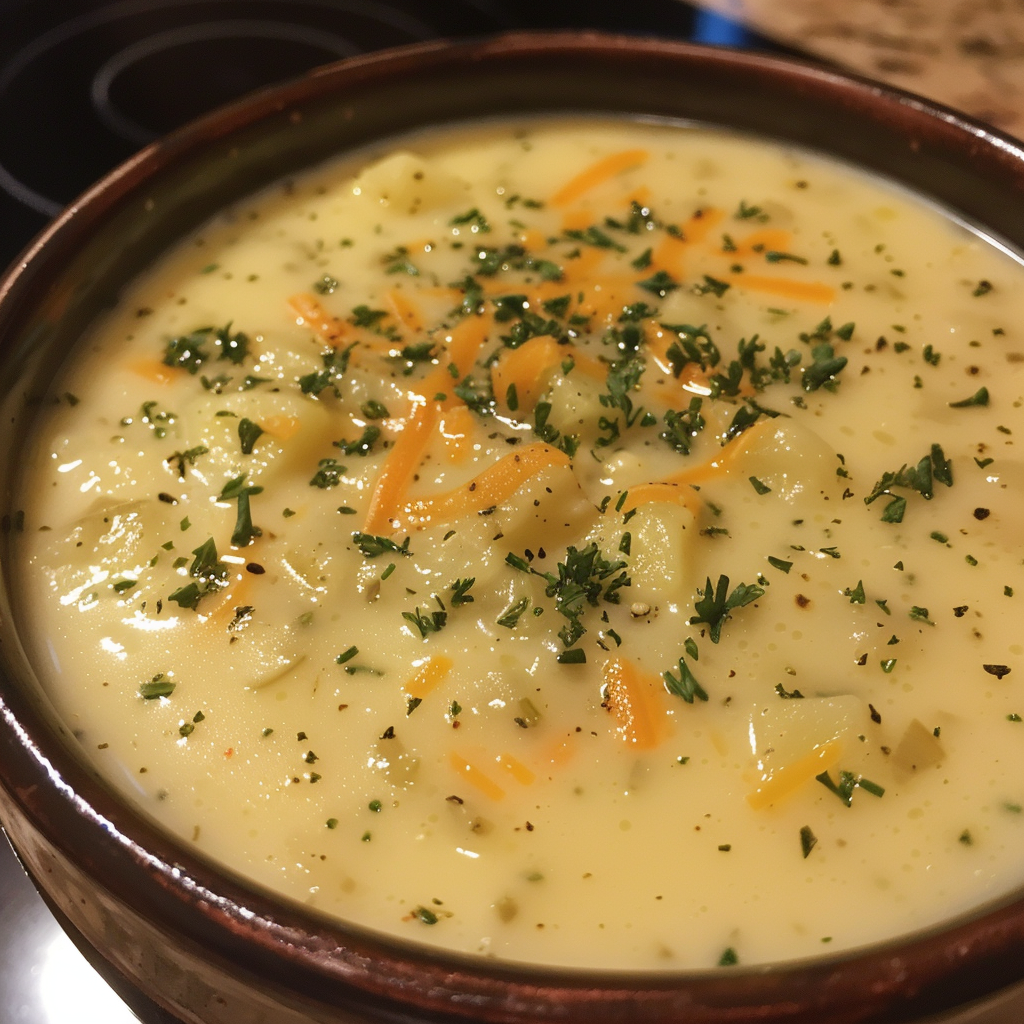 Cheddar Garlic Herb Potato Soup – A Comforting Bowl of Flavor 5 Cheddar Garlic Herb Potato Soup2