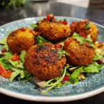 Chili Garlic Chickpea Falafel Balls