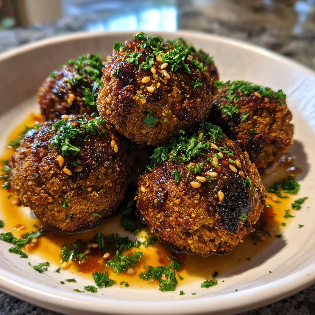 Sticky Chili Garlic Chickpea Falafel Balls – A Bold and Flavorful Plant-Based Delight 5 Chili Garlic Chickpea Falafel Balls2