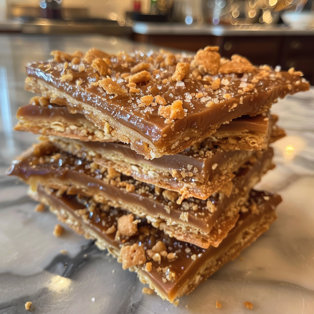 Churro Saltine Toffee