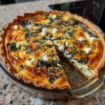 Crustless Spinach Feta Quiche