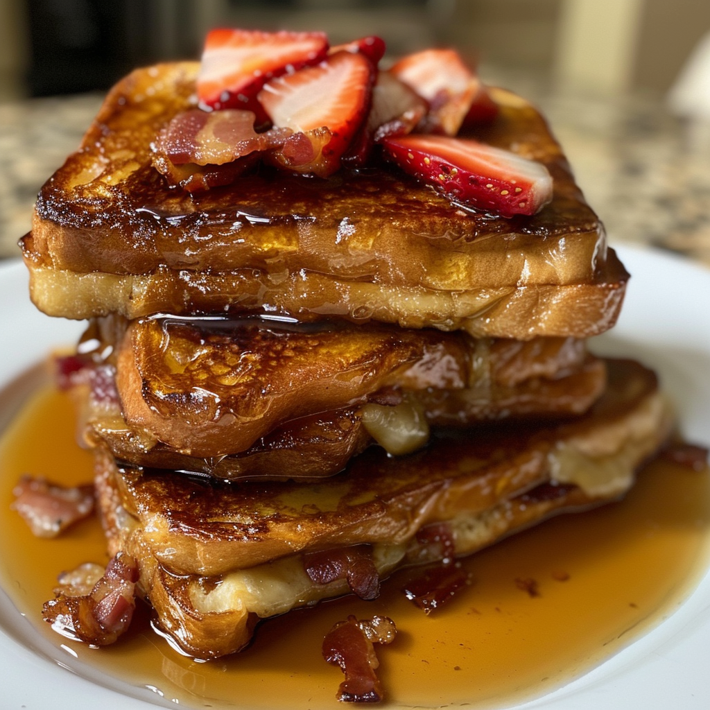 Maple Bacon Stuffed French Toast – A Sweet and Savory Brunch Favorite 7 Maple Bacon Stuffed French Toast