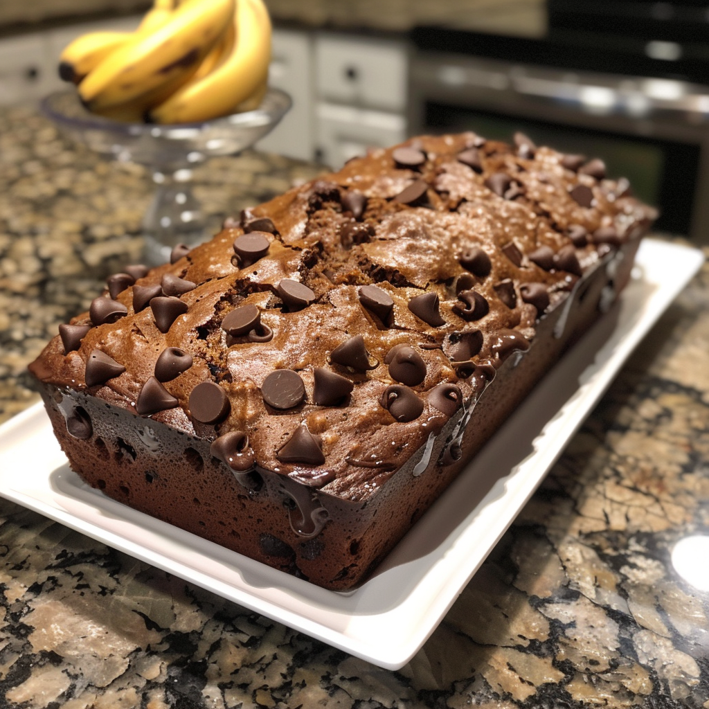 Moist Chocolate Chip Banana Bread – Soft Delicious