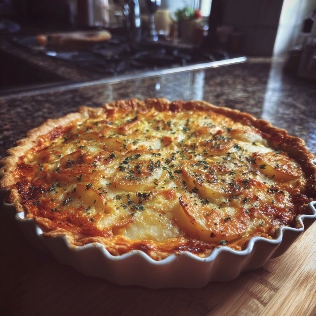 Potato Egg Quiche Recipe
