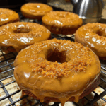 Pumpkin Donuts with Sweet Maple Glaze