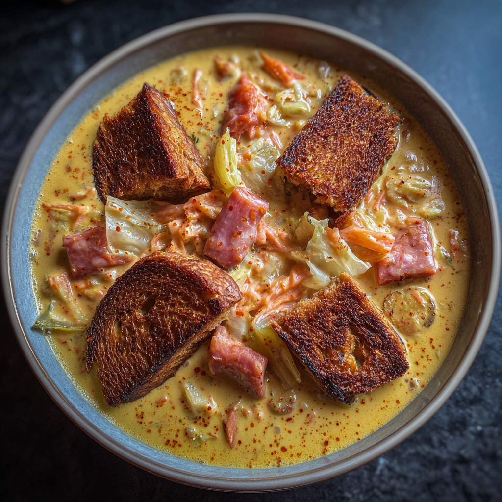 Creamy Reuben Soup with Crispy Bread – A Comforting Twist on a Classic 5 manibdf 38321 amateur photo from reddit. taken with an iphone 763ea8d3 75fd 43dd b81f ba17c97558db 3