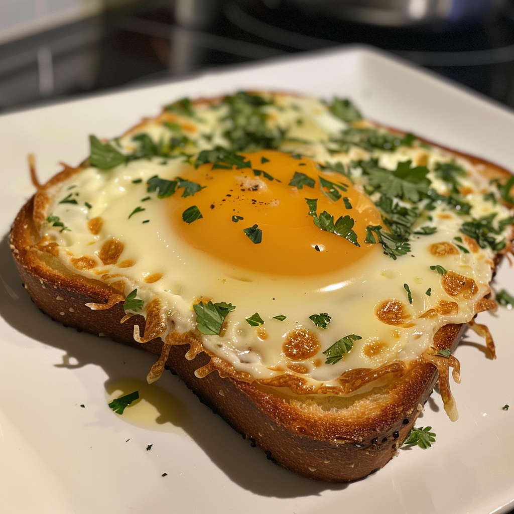 Air Fryer Cheesy Egg Toast – Quick, Golden & Perfectly Gooey 5 Air Fryer Cheesy Egg Toast 4