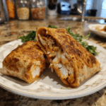 Air Fryer Chicken Mozzarella Wraps 3