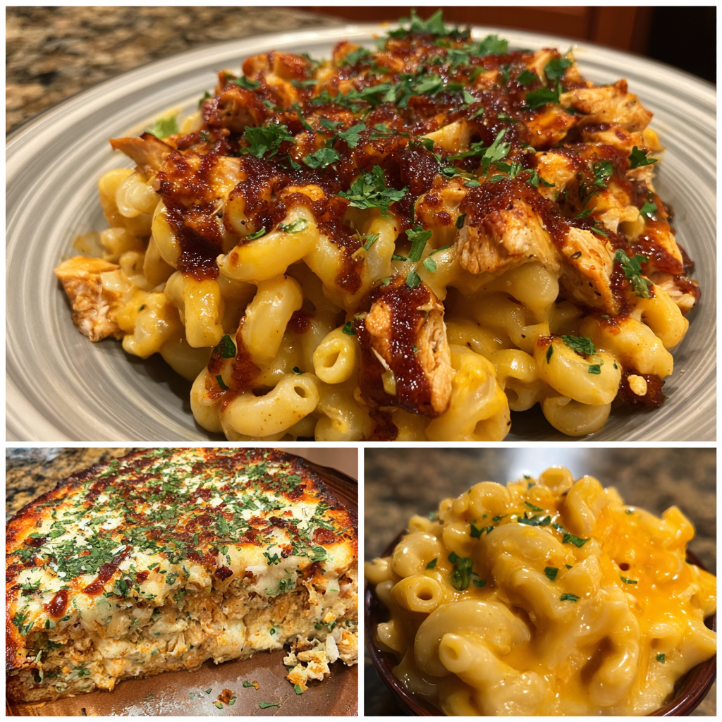 BBQ Chicken Mac and Cheese 4