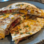 Cheesy Bacon Ranch Quesadilla 1