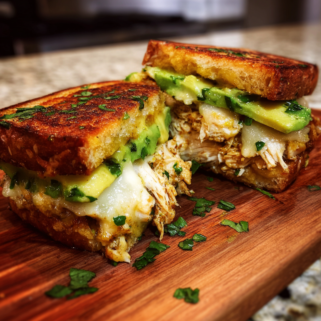 Chicken Avocado Melt Sandwich 1