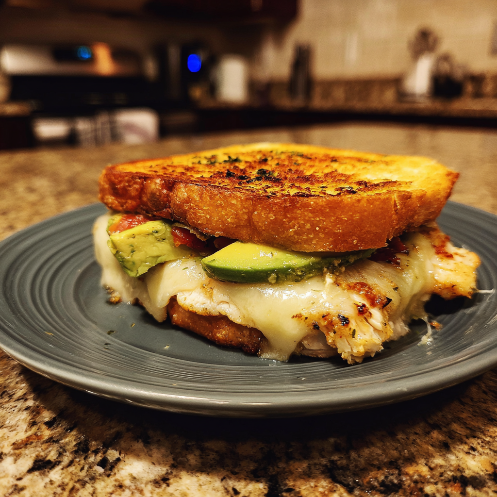 Chicken Avocado Melt Sandwich 2
