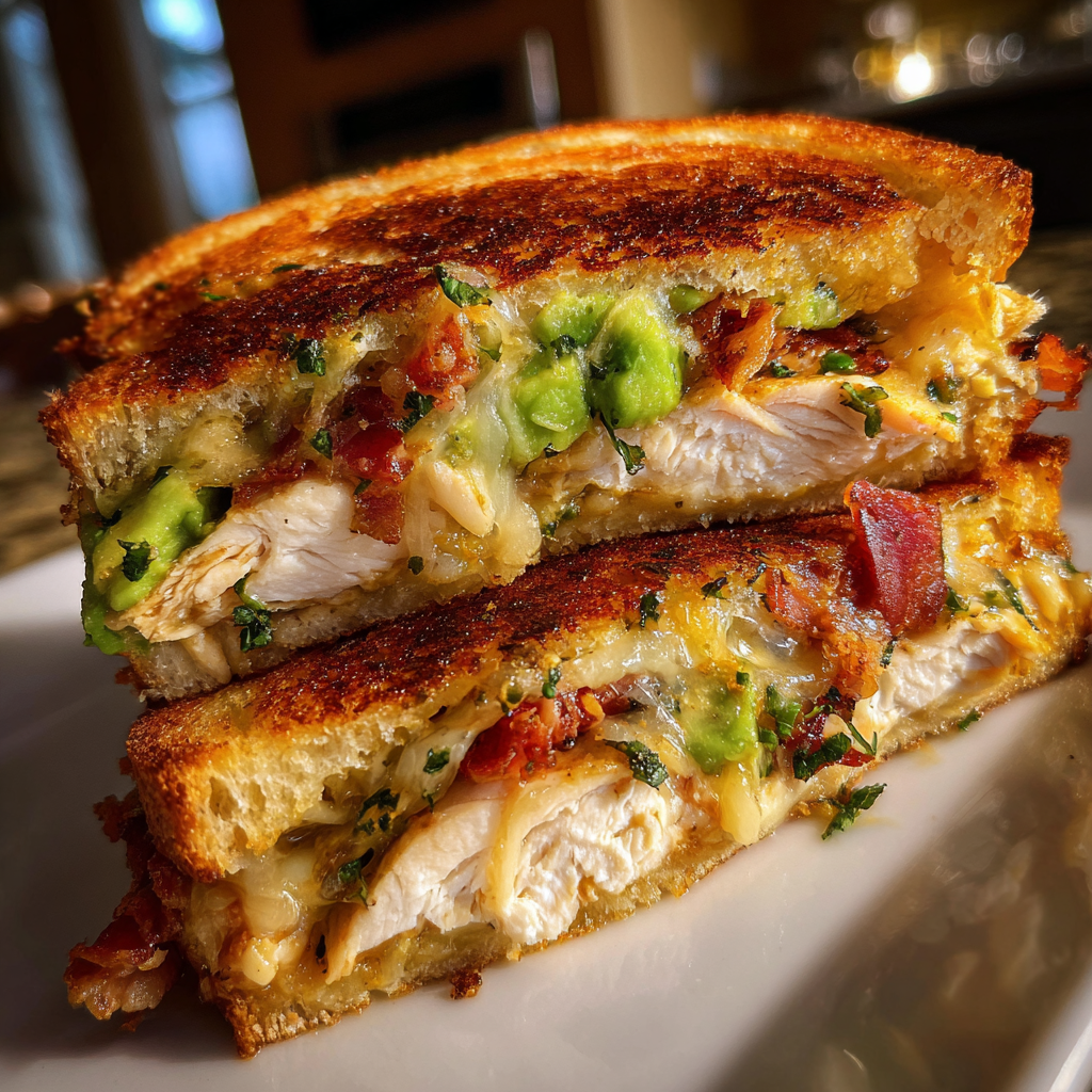 Chicken Avocado Melt Sandwich 4