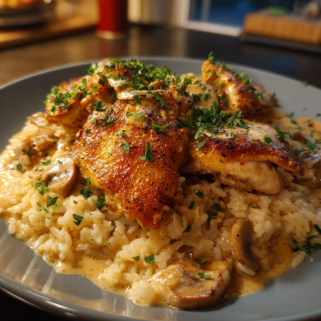 Creamy Chicken Rice 1