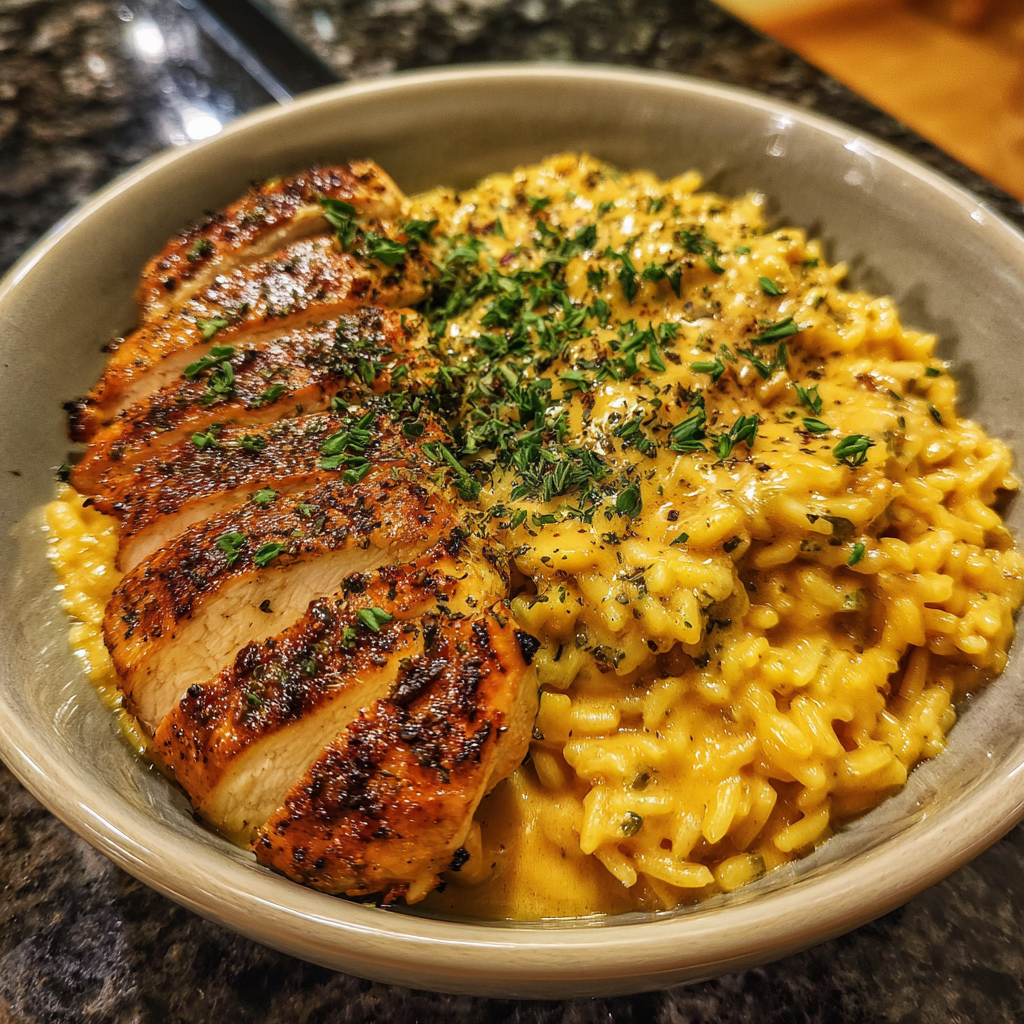 Creamy Chicken Rice 4