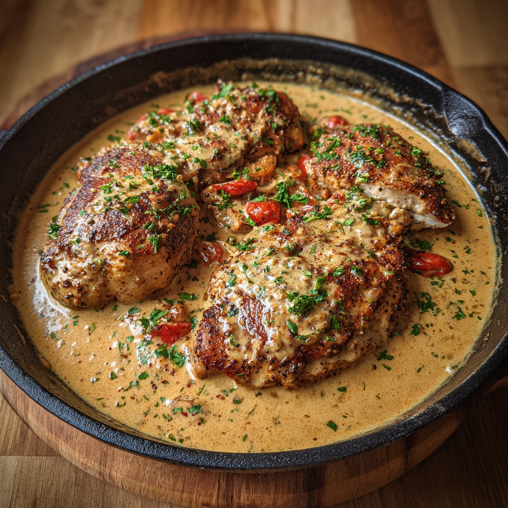 Creamy Garlic Herb Cajun Chicken – A Flavor-Packed One-Pan Dinner 5 Creamy Garlic Herb Cajun Chicken 4