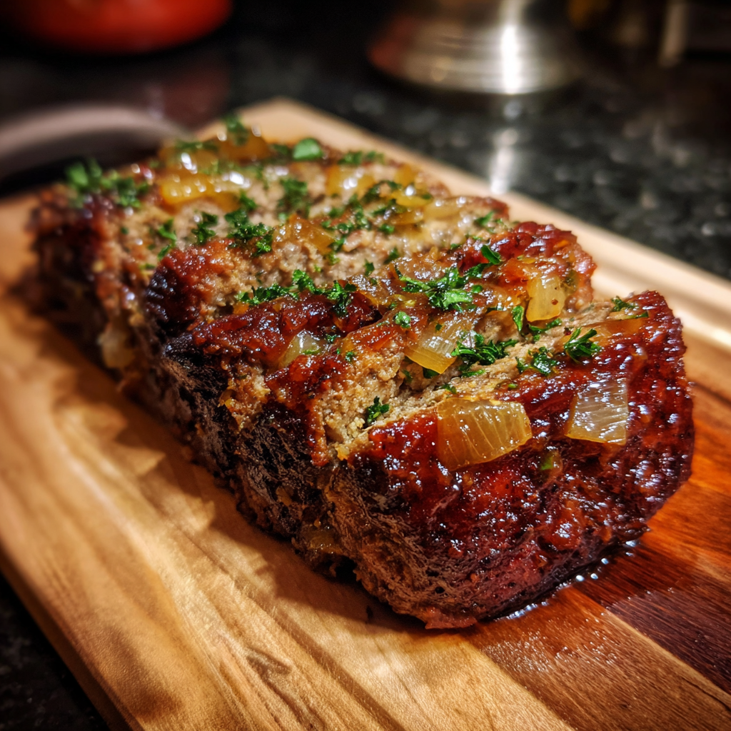 French Onion Meatloaf – A Savory Twist on a Classic Comfort Dish 5 French Onion Meatloaf 4