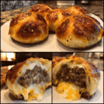 Garlic Parmesan Cheeseburger Bombs 2