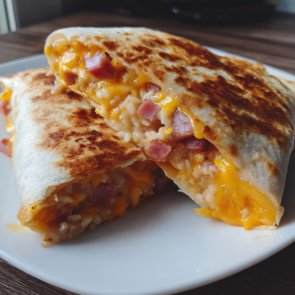 Grilled Cheese Burrito 1
