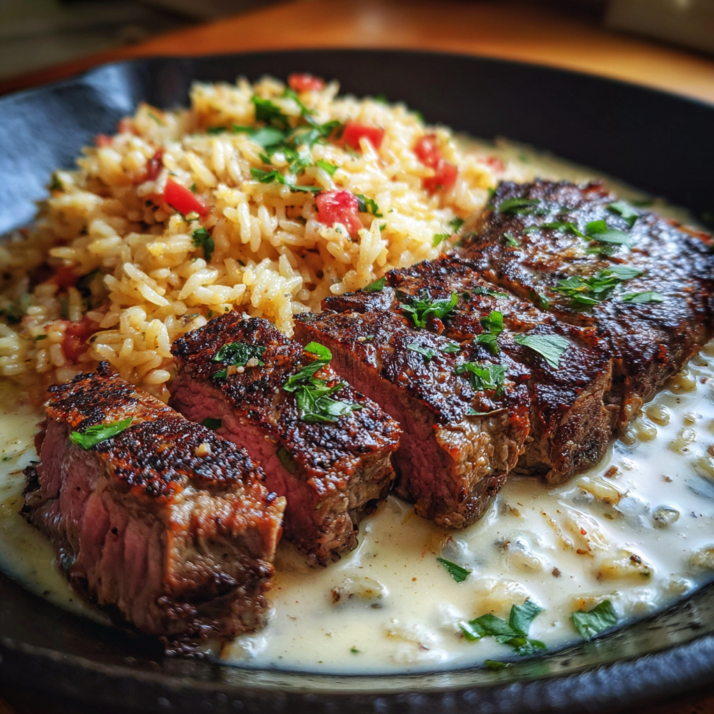 Steak & Queso Rice – Hearty One-Pan Comfort 5 Steak Queso Rice Hearty One Pan Comfort 3